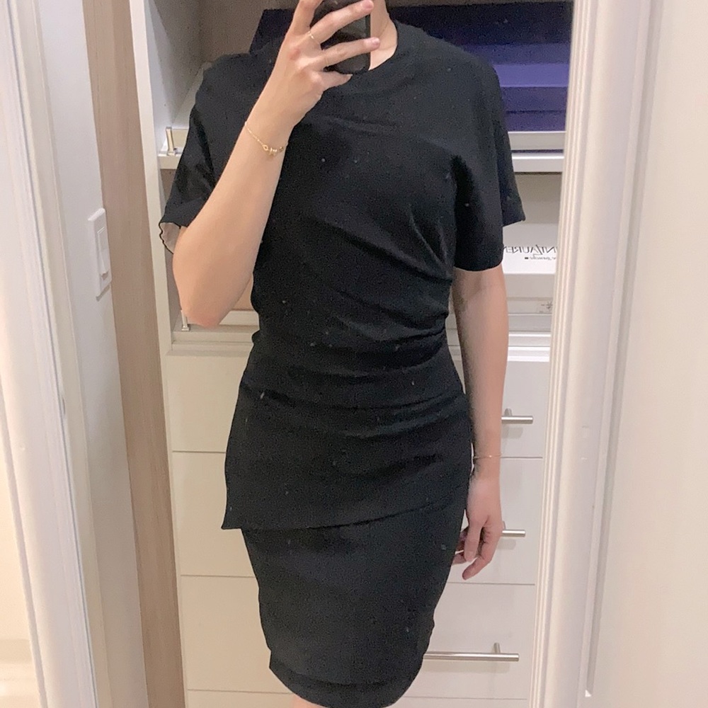 [like new] Helmet Lang little black dress.